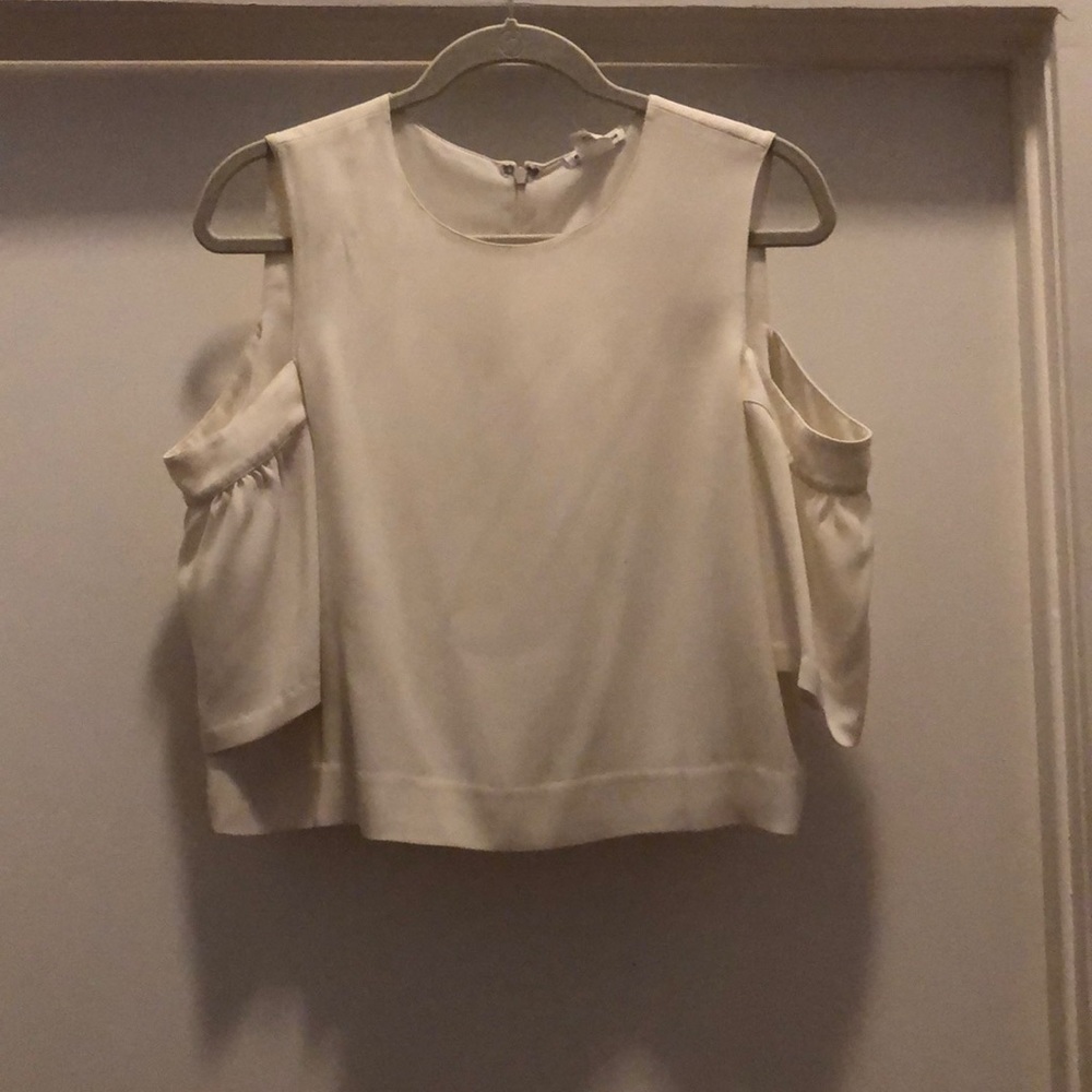 Club Monaco white blouse